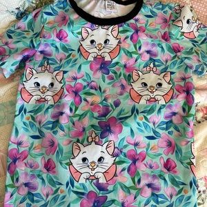 Wild Rich kids size 8 Disney Marie Cat tee shirt new